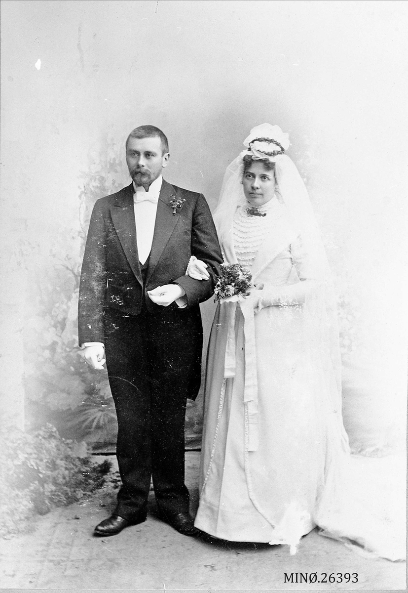 Personer, Brudepar, Signe Johnsen gift Hagen. 