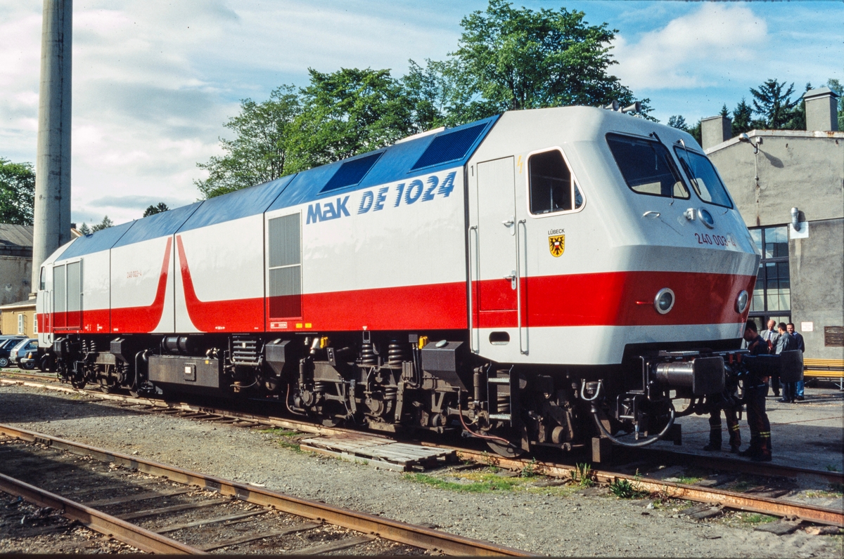 MaK DE 1024 240.003-4, et tysk diesellokomotiv som var på prøve hos NSB.