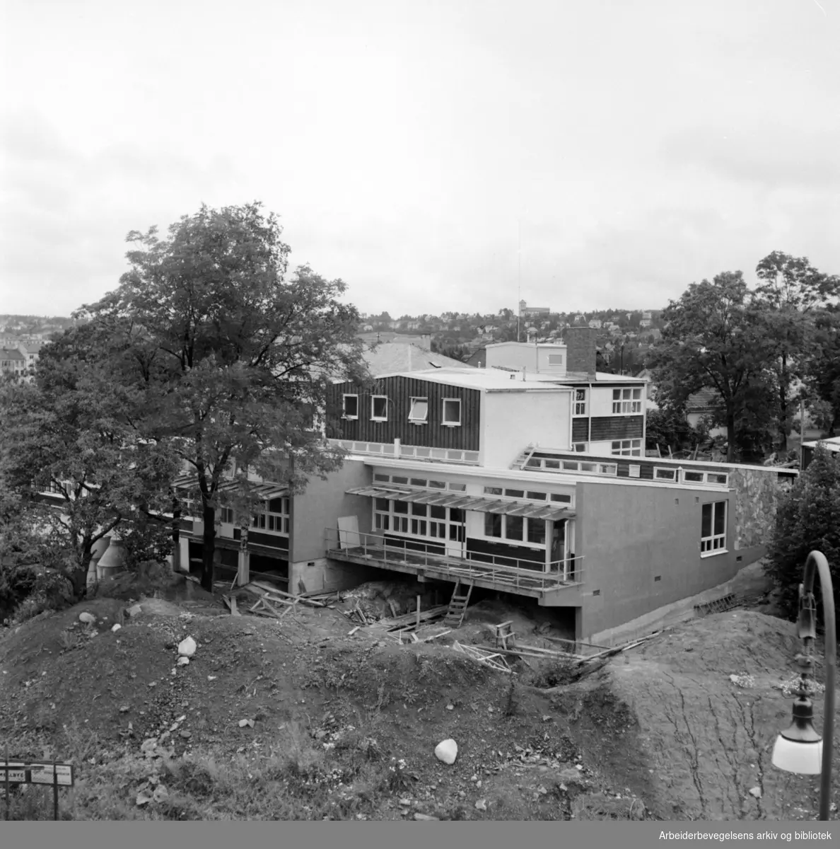 Ragna Ringdals barnehjem på Åsen i begynnelsen av 1950 årene.
