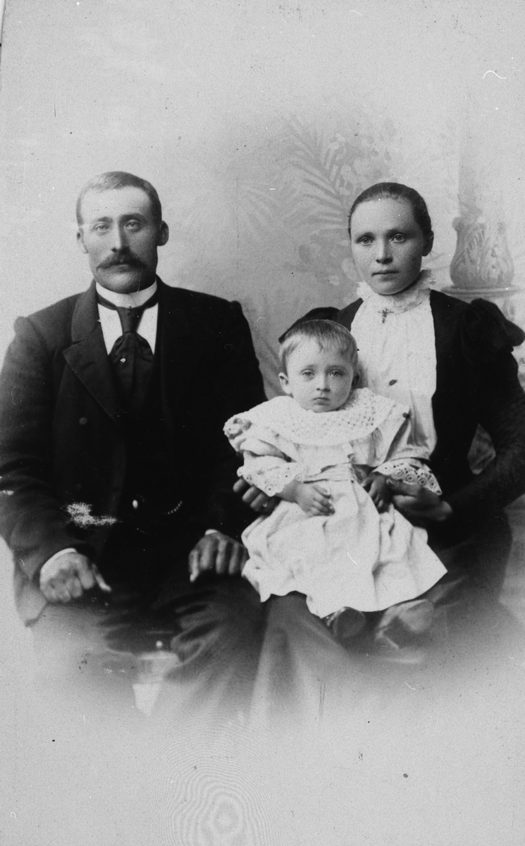 Familieportrett fra Frovåg, Tranøy 1901