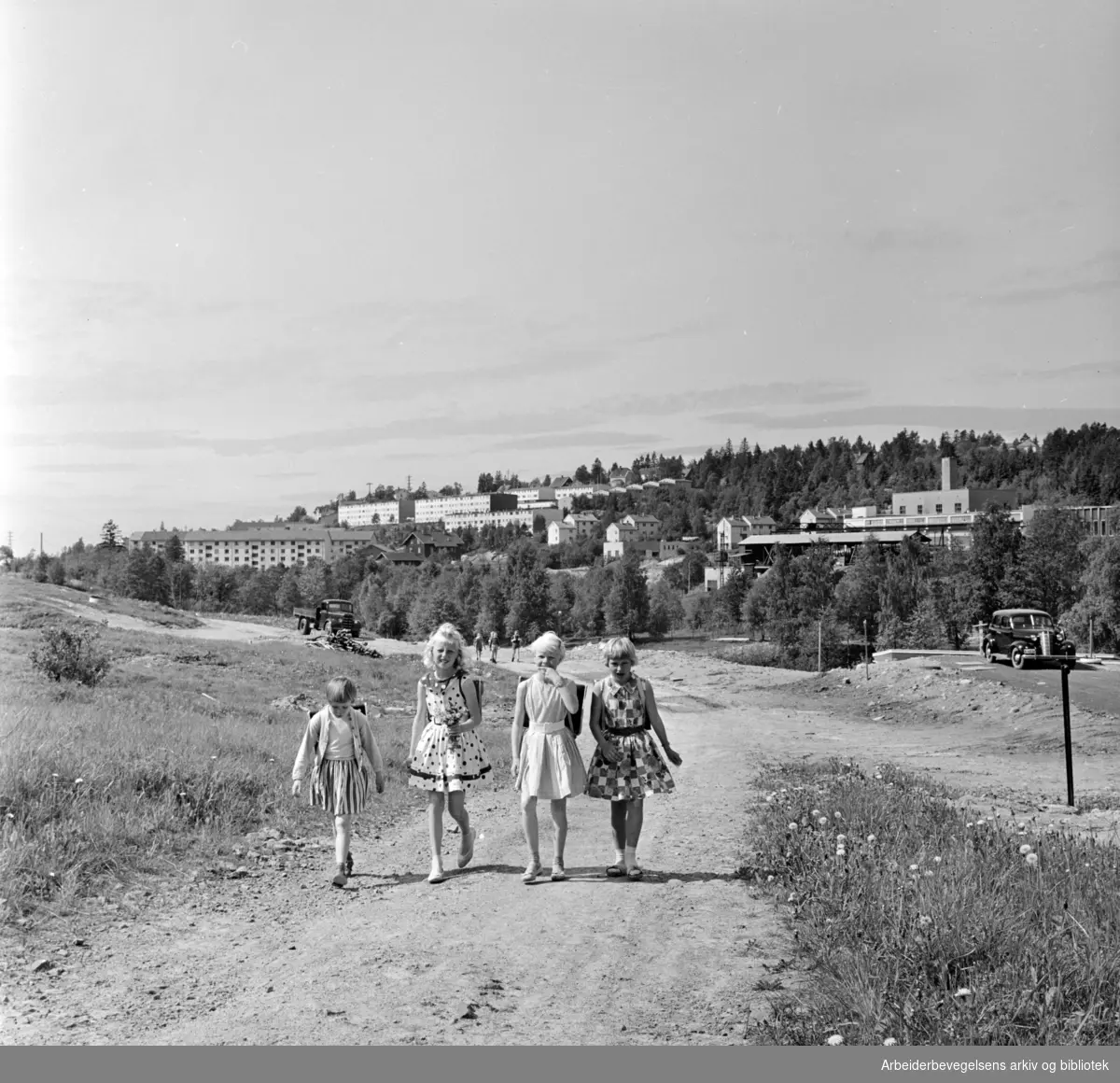 Nydalen: "På nordkalotten i Nydalen". Juni 1962