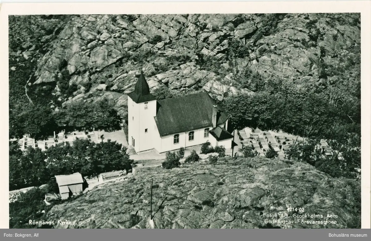 Text till bilden: "Rönnängs kyrka".
