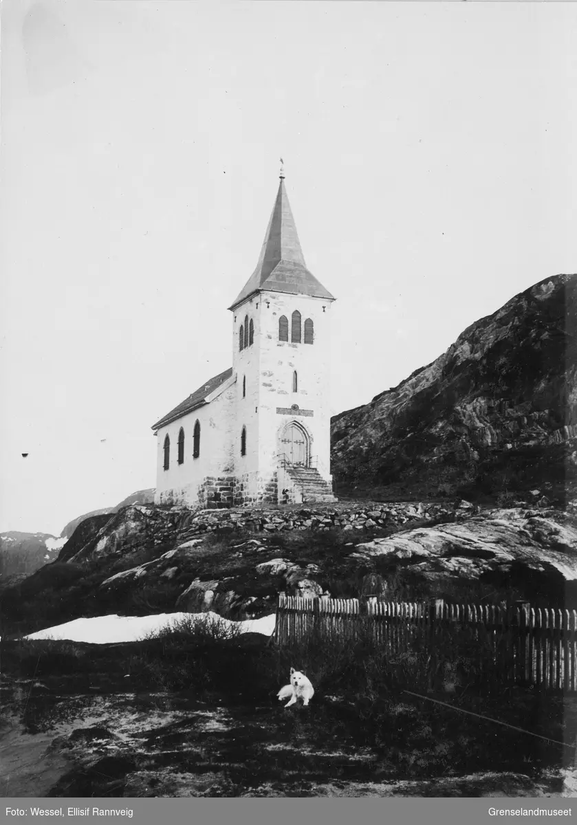 Kong Oscar IIs kapell i Grense Jakobselv før 1897