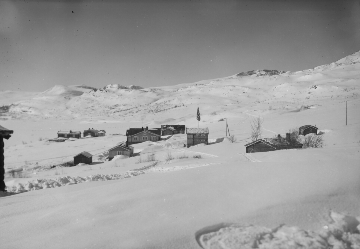 Sjodalen, Bessheim mot Veslfjellet, vinter