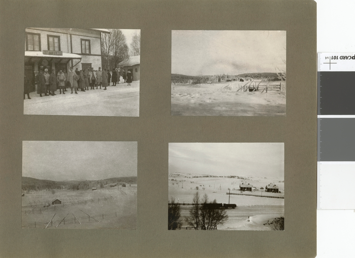 Text i fotoalbum: "IV. arméfördelningens fältövningar vid Duved-Storlien 13.-23. Feb. 1922".