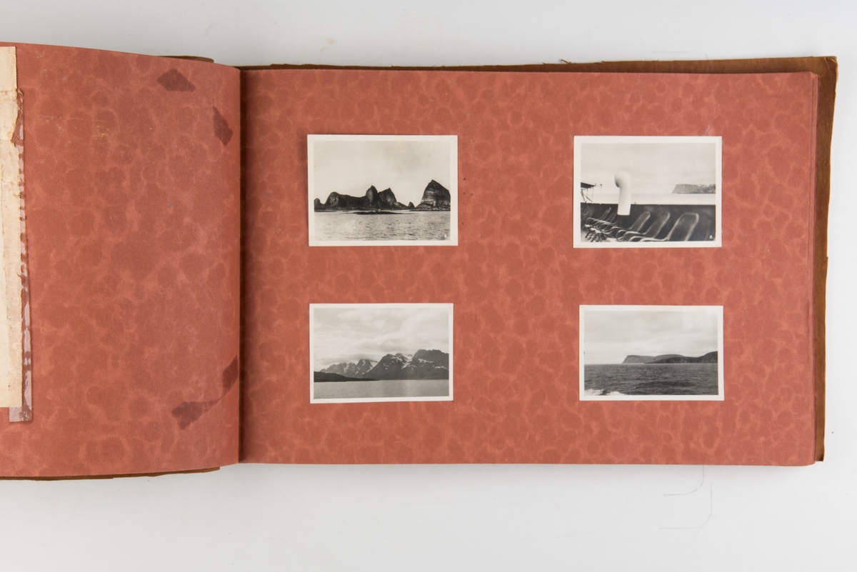 Album med fotografier av S/S 'Stavangerfjord' Nordkapptur 1926.