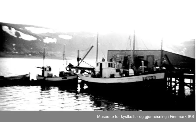 Fiskebåter ved Frantzenkaia i Gulgo, 1962