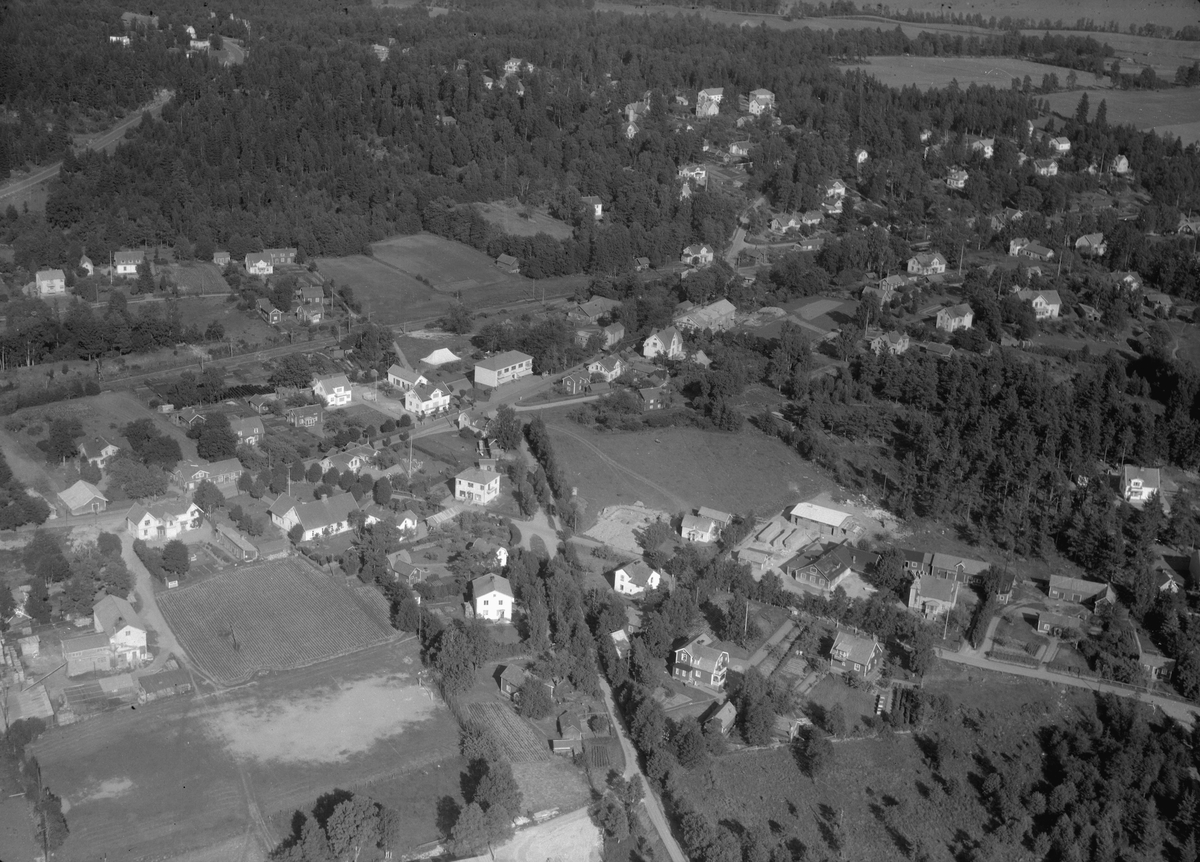 Flygfoto över Tenhult i Jönköpings kommun. K 205.