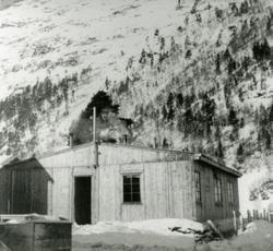 Arbeidsbrakke for vegvesenet i Saltdal 1942-1945