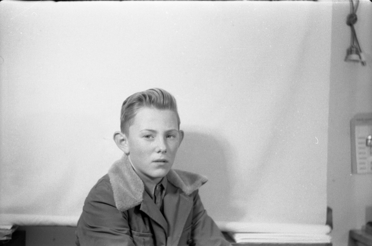 Portrett av en uidentifisert ung gutt.
