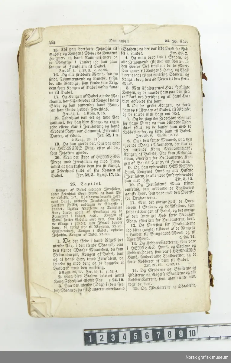 Et eksemplar av det gamle testamentet.