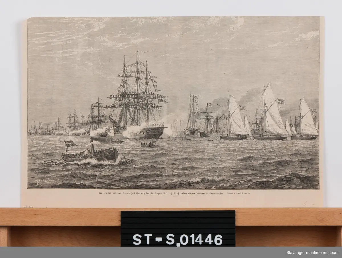 Den internationale regatta ved Gøteborg 1871.