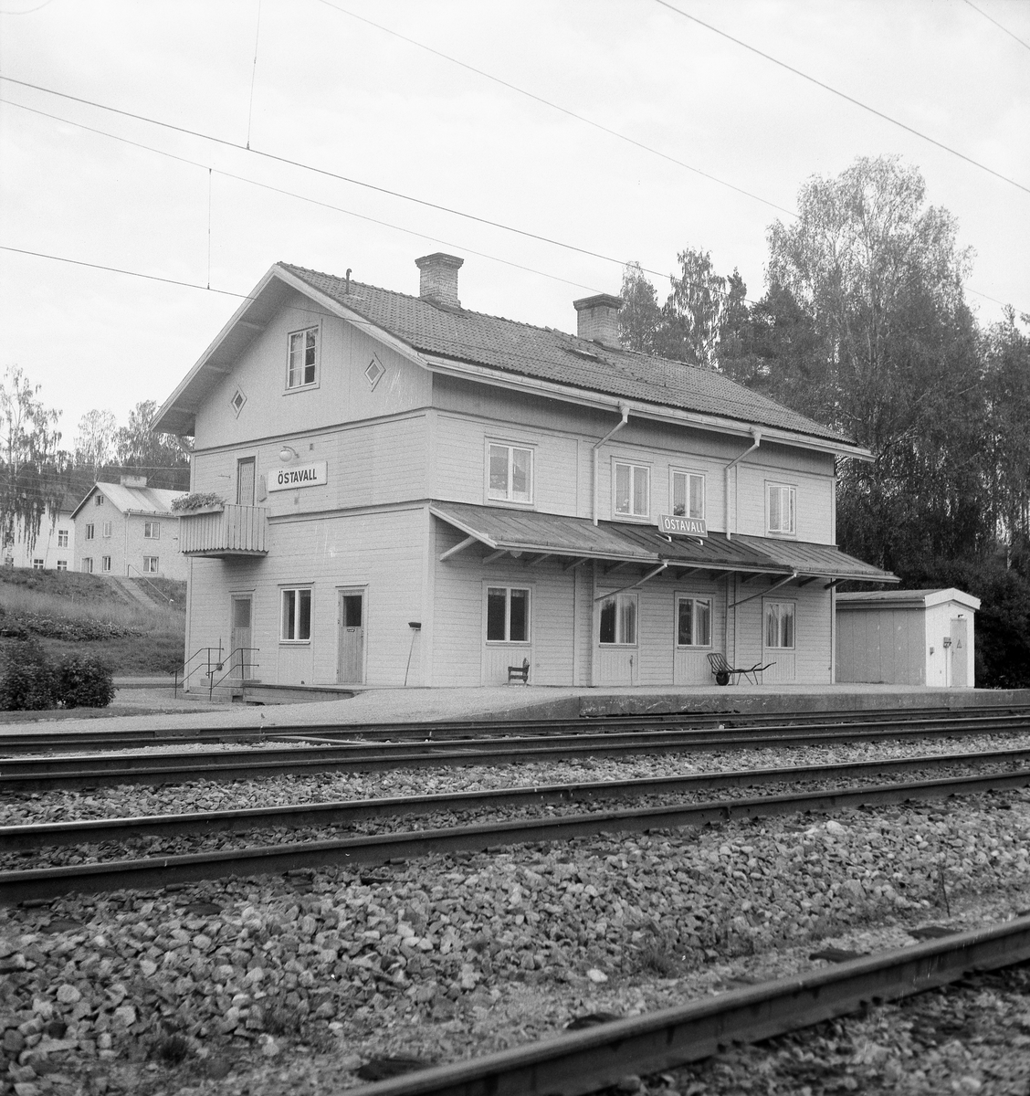 Östavall stationshus.
