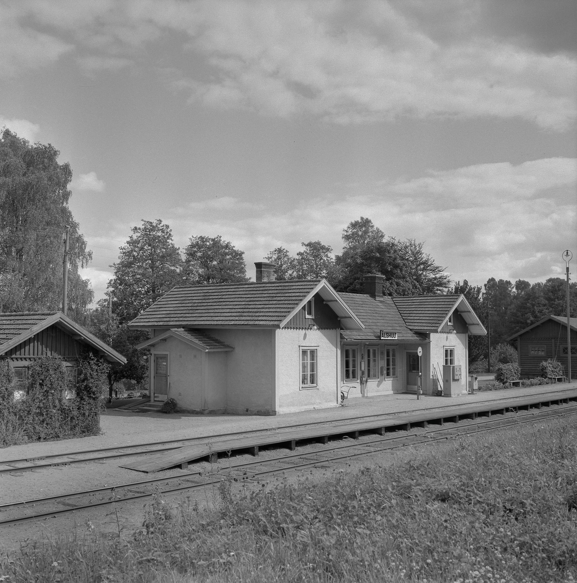 Ålshult station anlagd 1874.