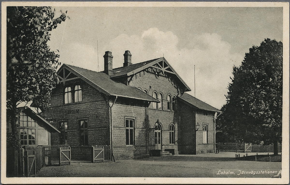 Laholm station.