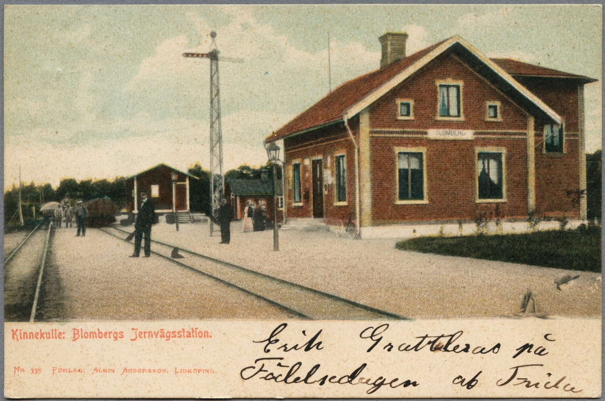 Stationsområdet i Blomberg.