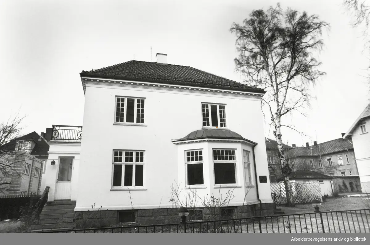 Eckersbergsgate. 17. Januar 1992