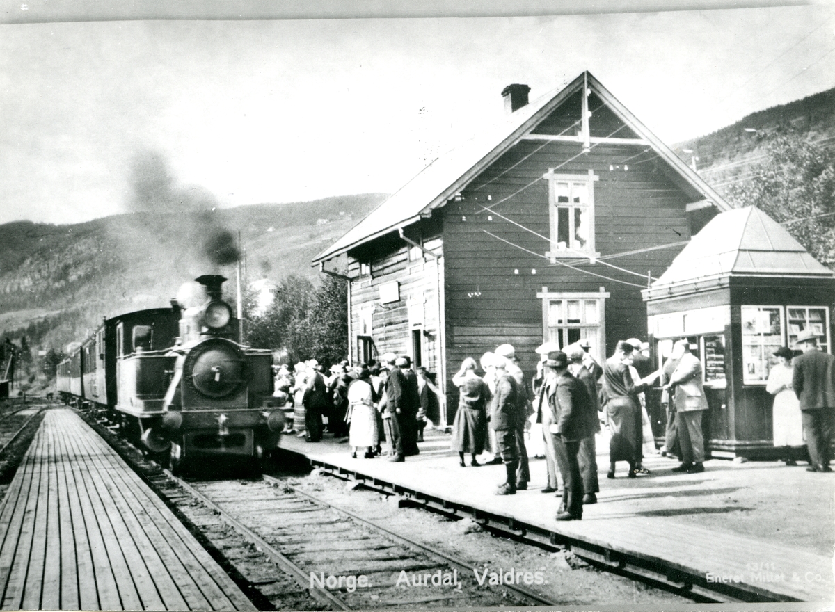 Aurdal stasjon på Valdresbanen.