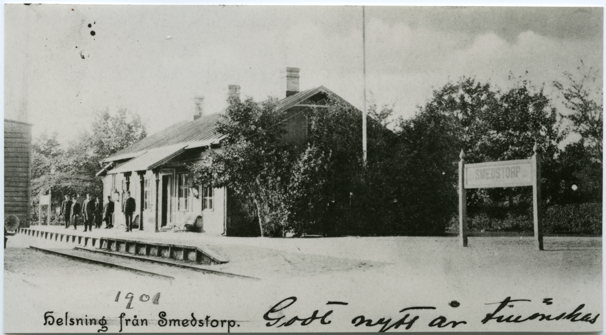 Smedstorp Station 1901.