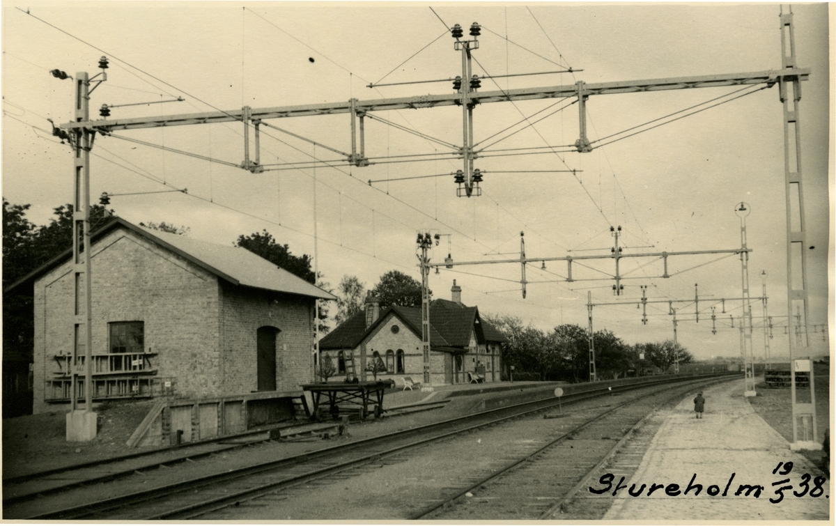 Stureholm järnvägsstation.