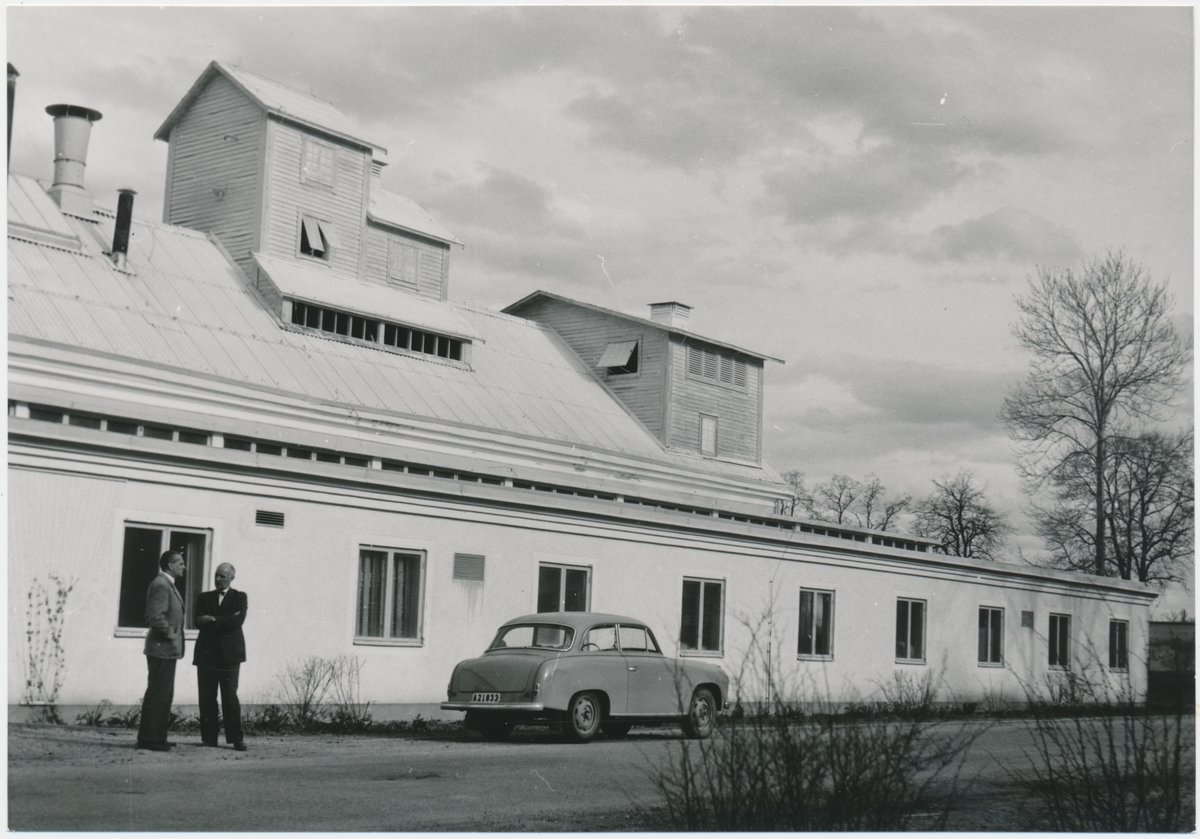 Sveriges enda zinkvittfabrik Rånäs bruk AB, maj 1956.