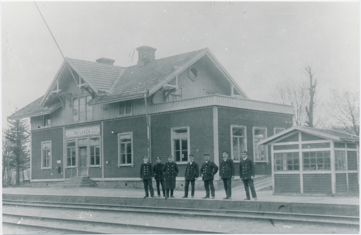 Rävlanda station, den 1 maj 1920.