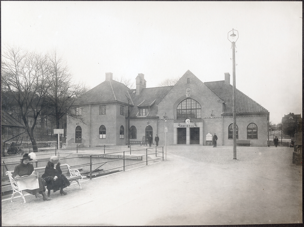 Södertälje Södra station år 1919.