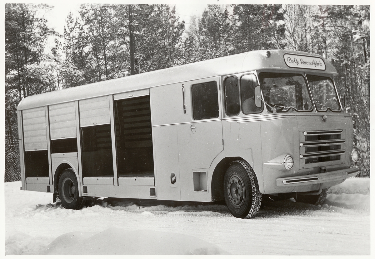 Scania-Vabis busschassi typ B5153 med påbyggd kaross från Be-Ge Karosserifabrik.