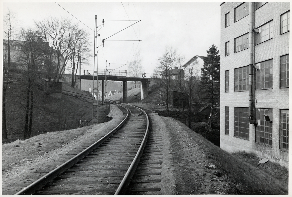 Linjen mellan Borås och Sjömarken.