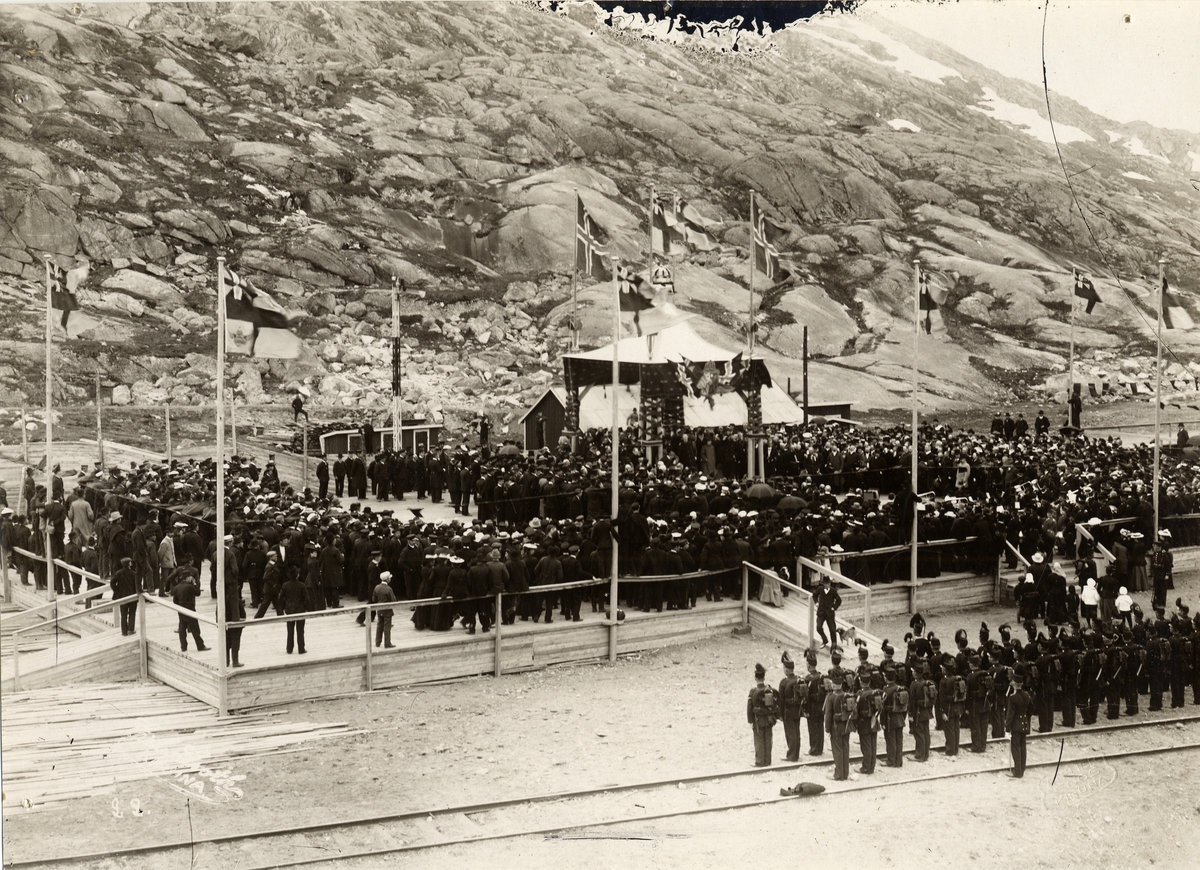 Invigningen av Riksgränsen 14/7 1903