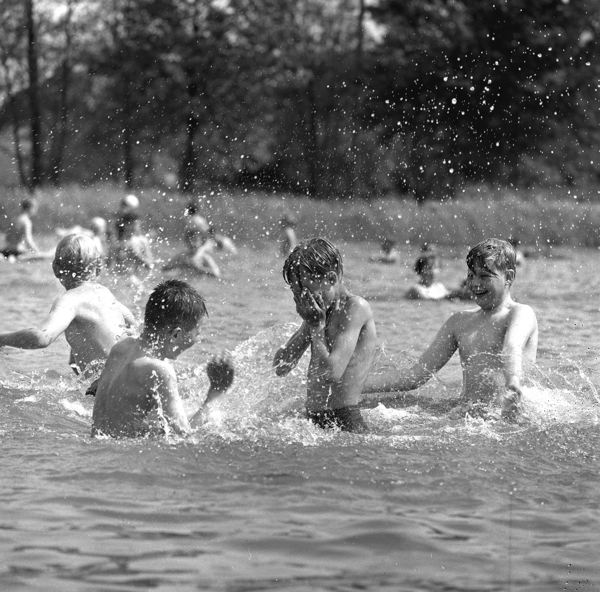 Gustavsviks simskola.
17 juni 1958.