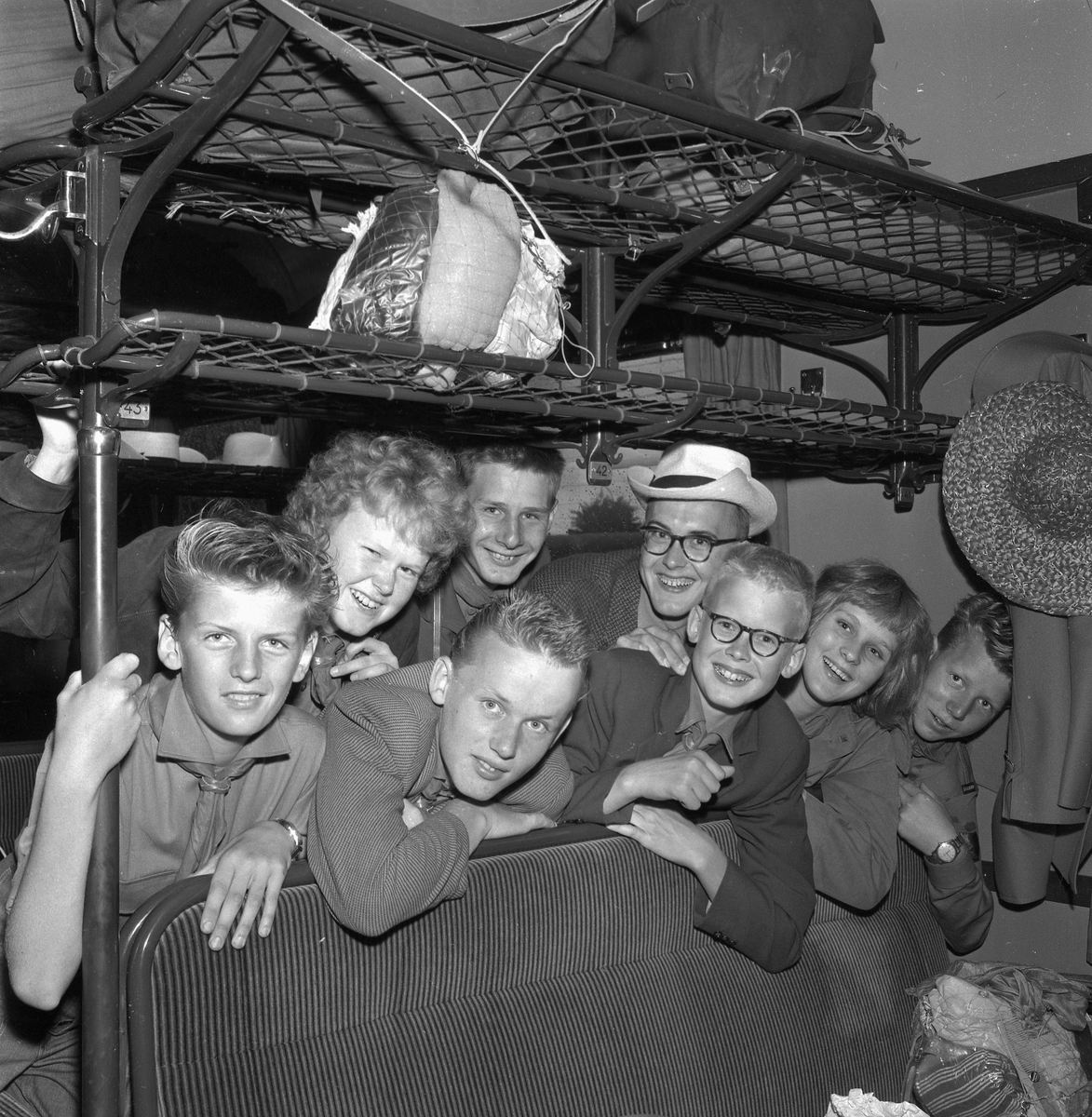 Unga Örnar till Wien.
25 juli 1958.