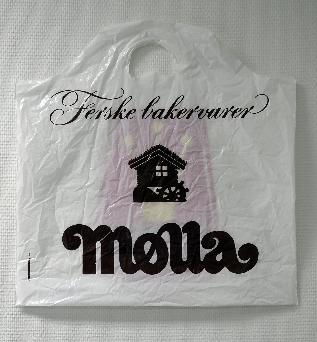 Plastpose fra Mølla Bakeri i Harstad