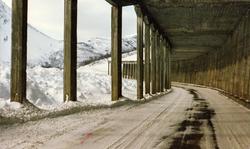 Storvikskaret på Rv 17 i Nordland 1993