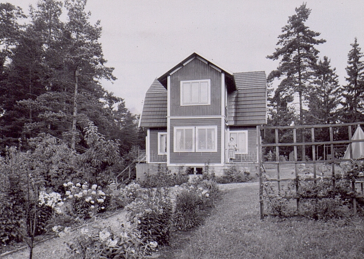 Resarö Telefonstation. År 1951. Exteriör.