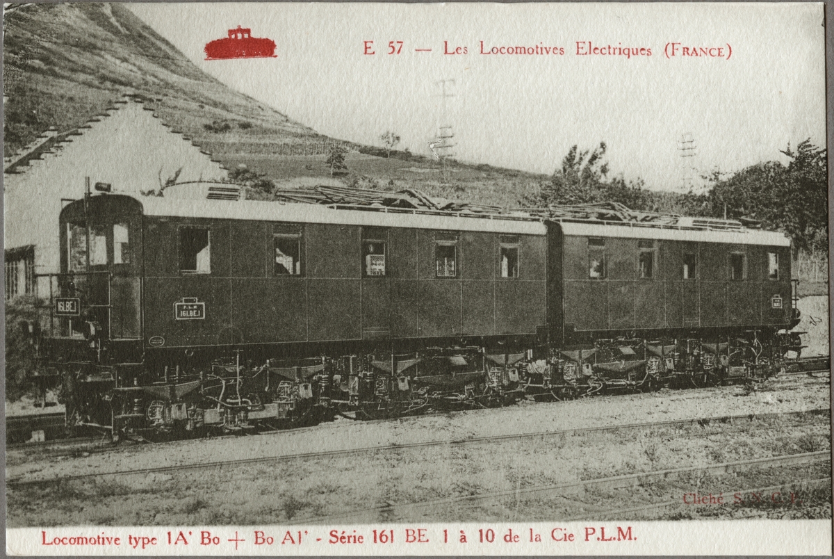 Compagnie des chemins de fer de Paris àLyon et àla Méditerranée, PLM 161 BE 1.