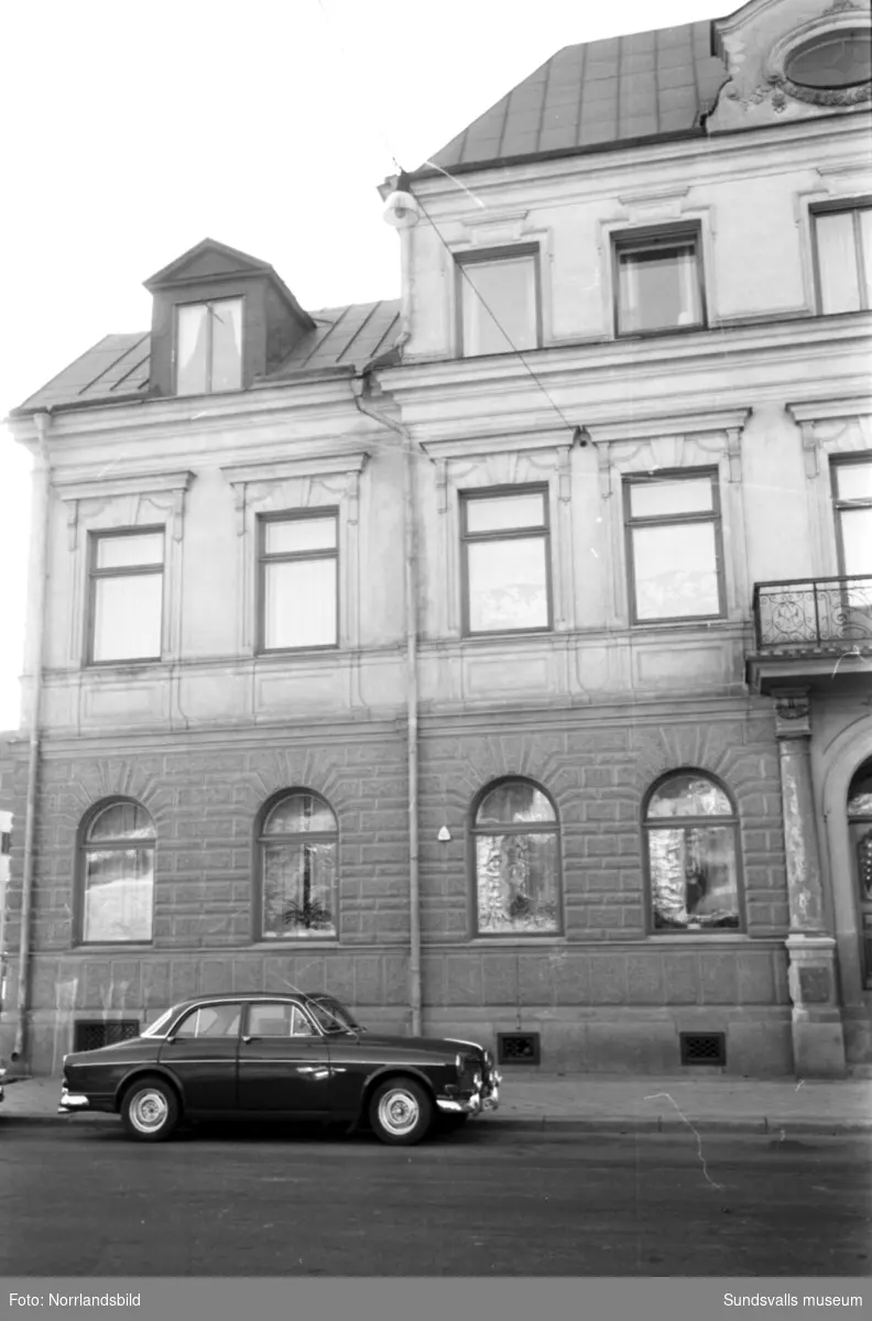 Renoveringsarbeten på bryggeri Nordstjernans gamla disponentvilla och kontor vid Storgatan 51.