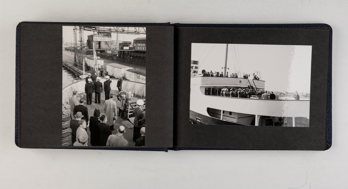Album med fotografier av m/s 'Nordlys' fra 1951.