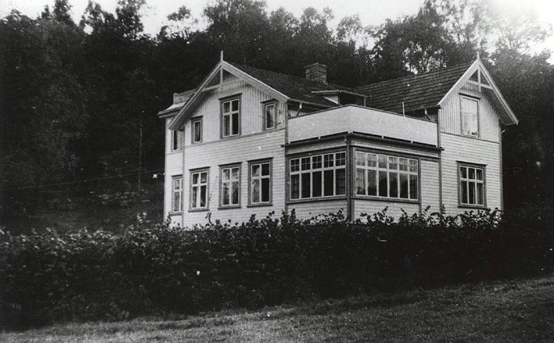 Villa Fridhem på Labackavägen 25 (nu: Heljeredsvägen 2), cirka 1915-20 ...