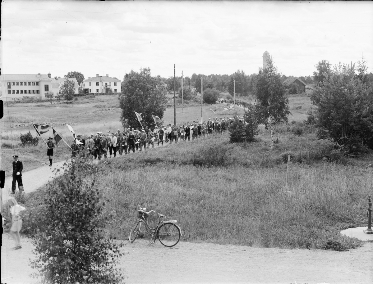 Högtidsfirande - procession, Östhammar, Uppland