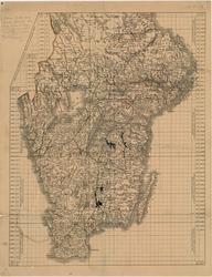 Post- och kommunikationskartor 1800-tal