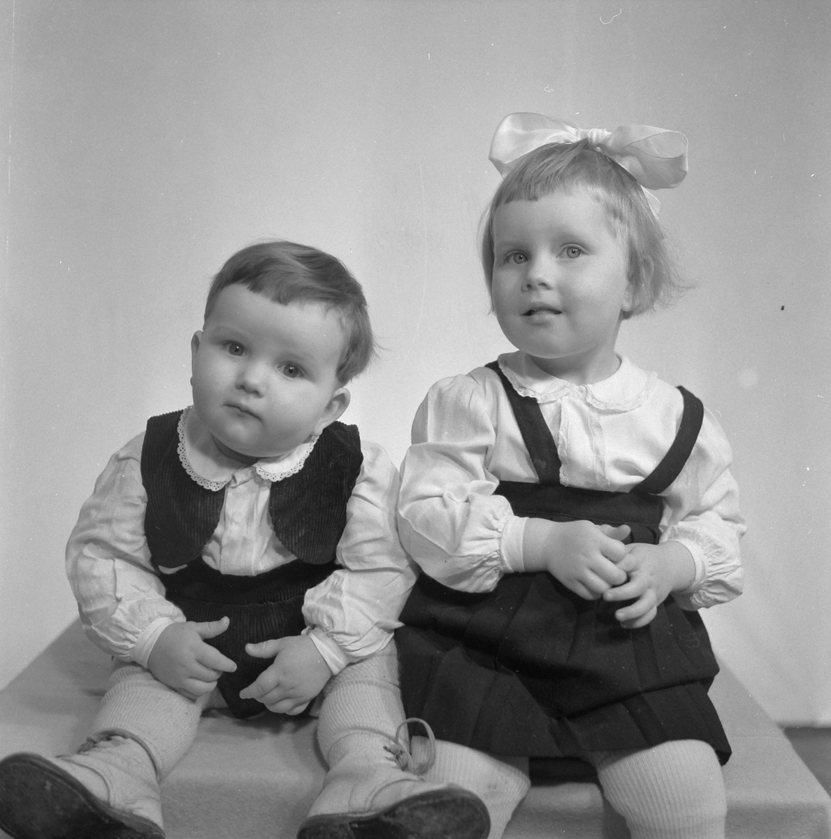 Kirsten Valberg med bror