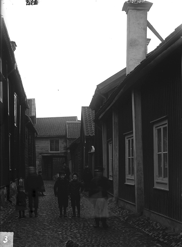 Badhusgatan från norr, Västerås.