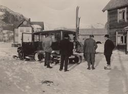 Citroën-Kegresse halvbeltebil klar for avgang fra Tuv 1930
