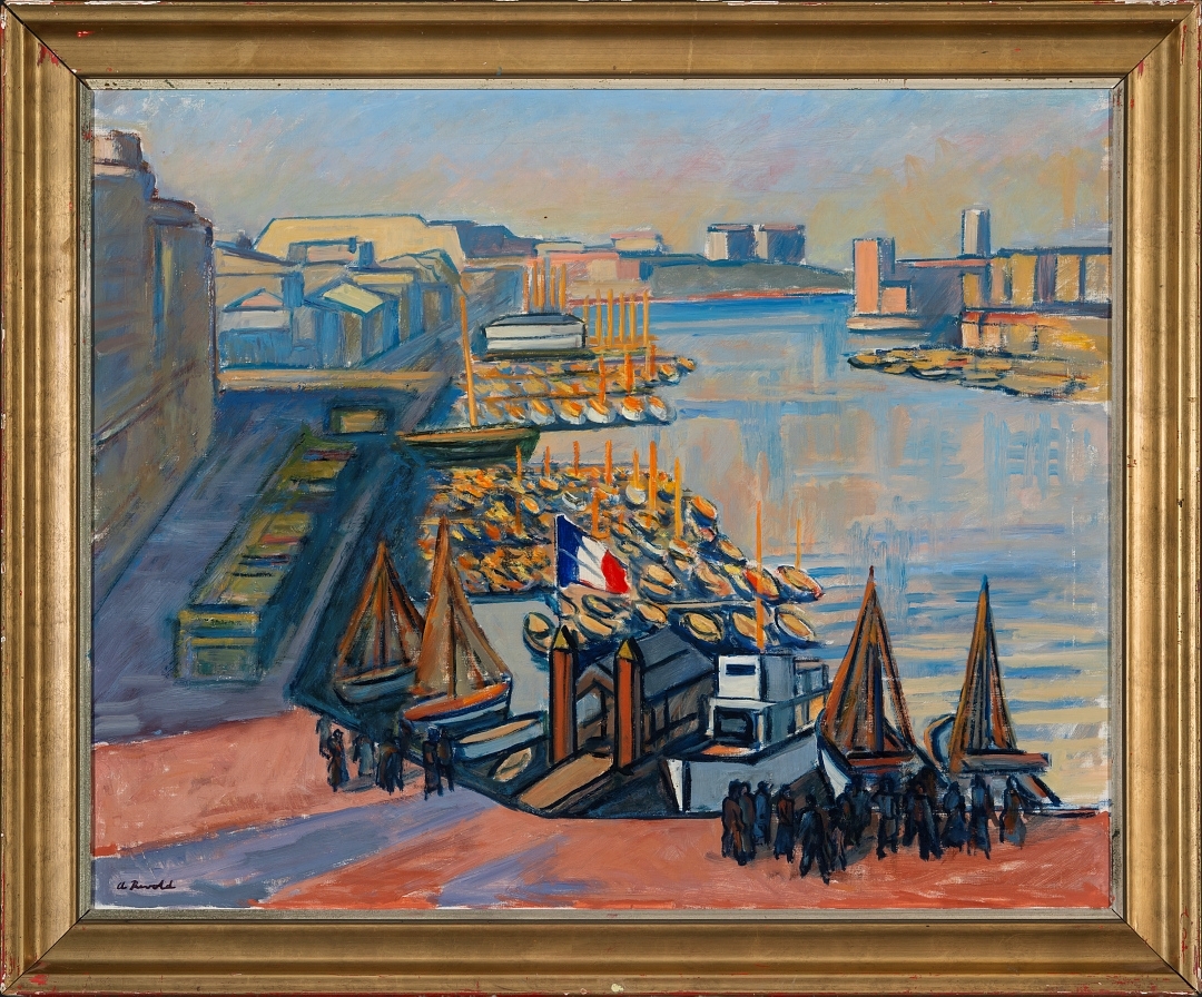 Havnen i Marseille [Maleri]