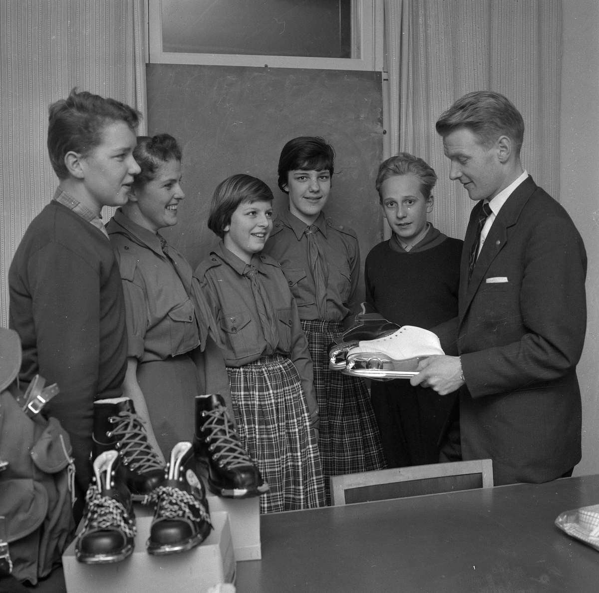 Unga Örnars ledarträff.
29 januari 1959.