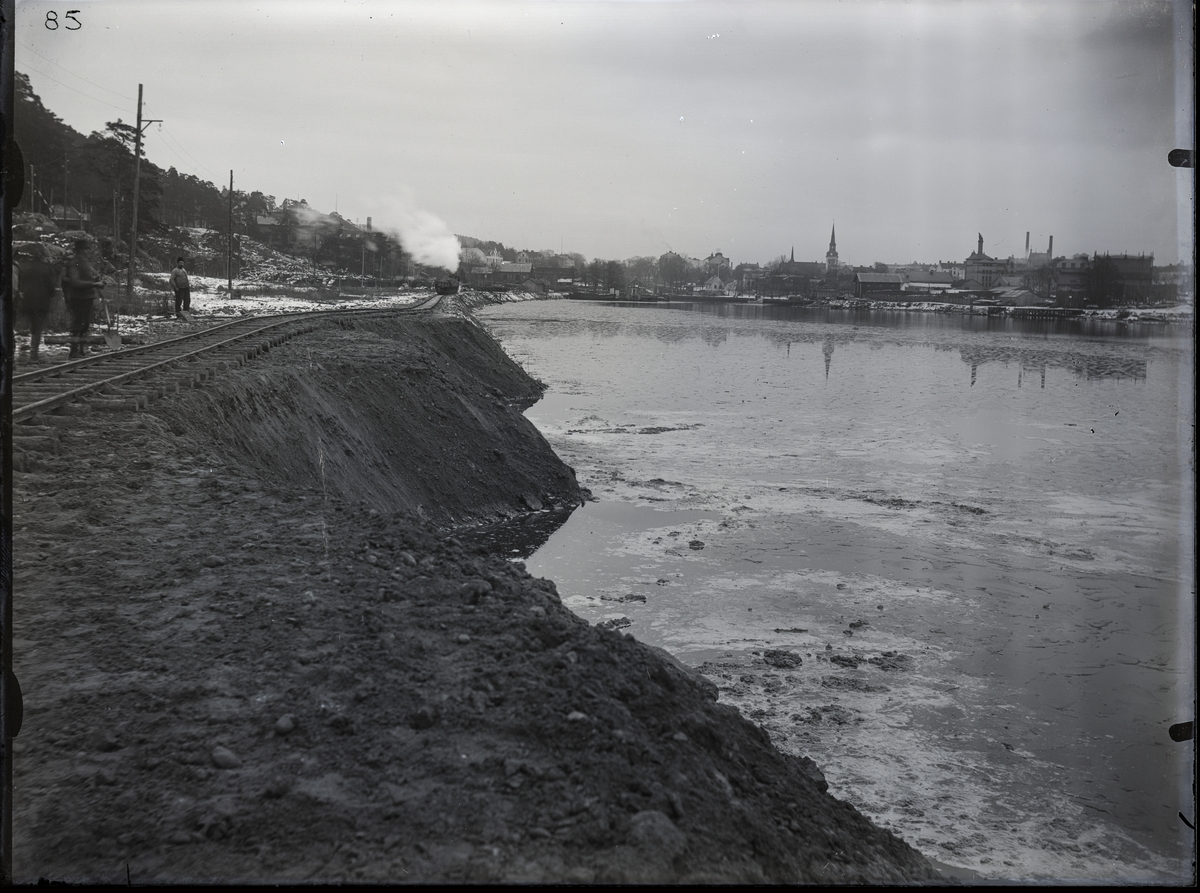 Bygget av Södertälje kanalverk.