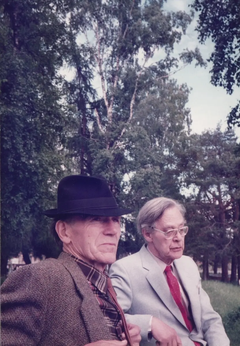 Olav H. Hauge og Rolf Jacobsen