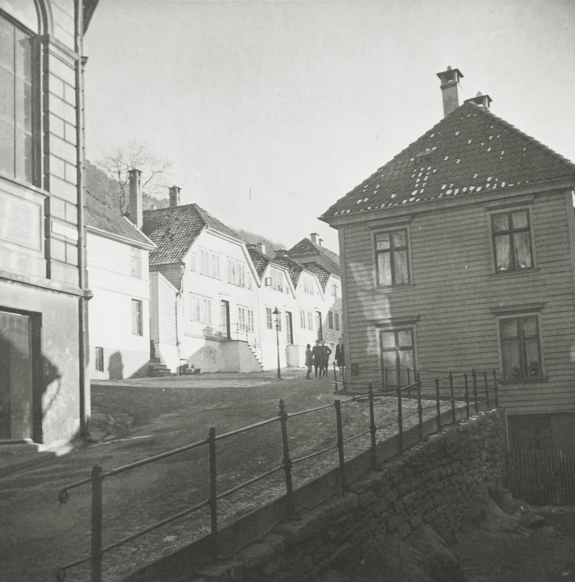 Bergen. Øvre Blekeveien, ca. 1946.