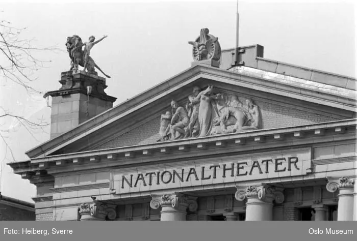 Nationaltheatret, fasade, detalj